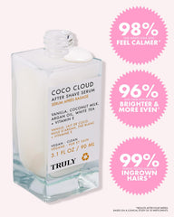 Truly bottle on bathroom counter suggesting daily grooming routine
