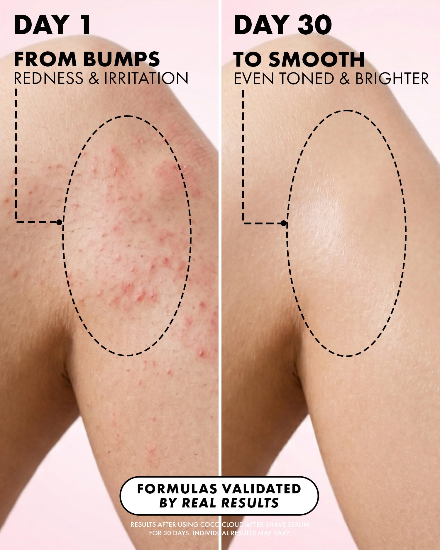 Truly label close-up highlighting active ingredients and scent