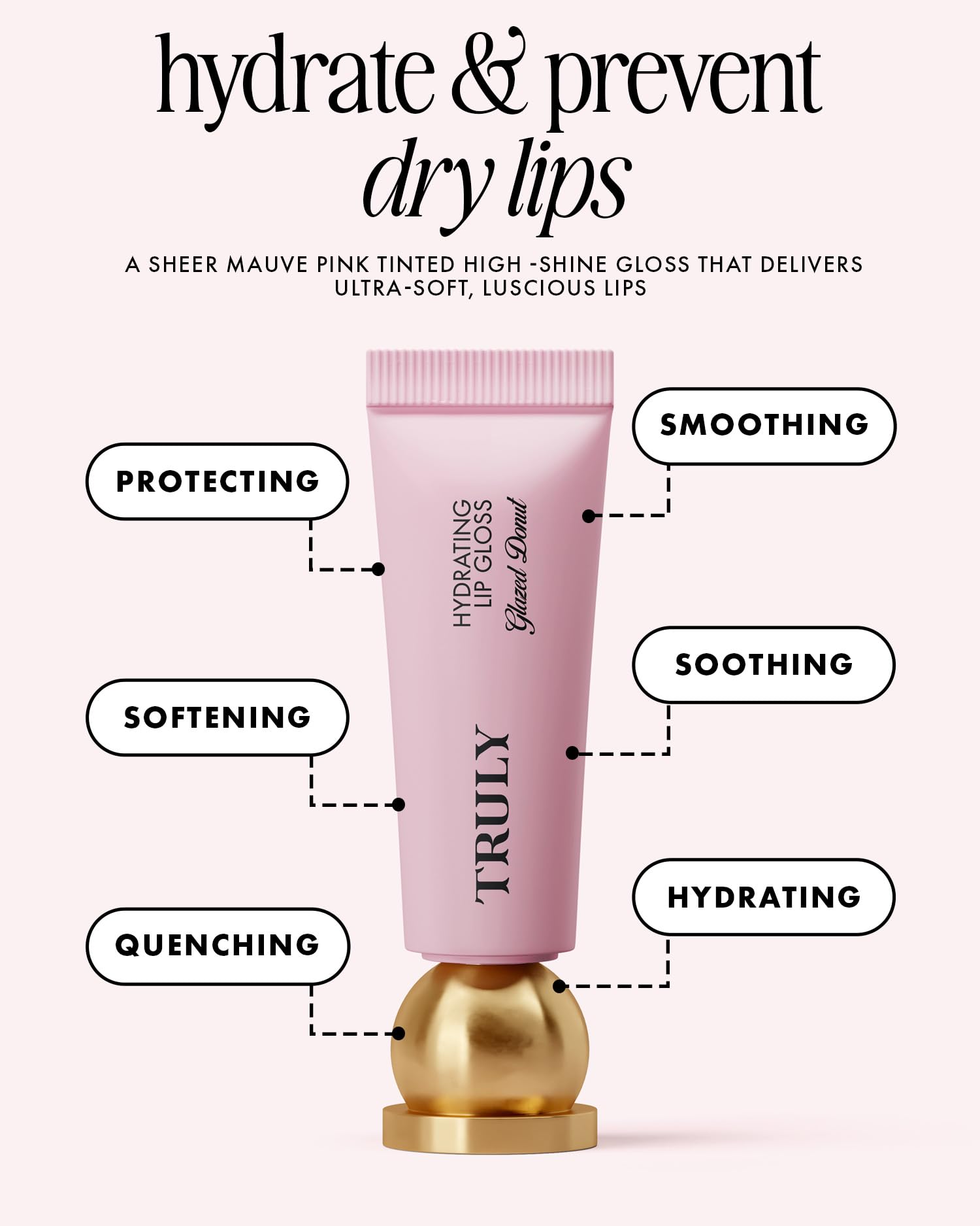 Truly wand applicator displaying soft doe-tip for precise, easy application