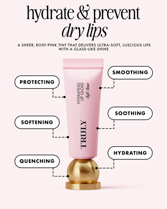 Truly applicator closeup displaying plush wand and easy precise application benefit