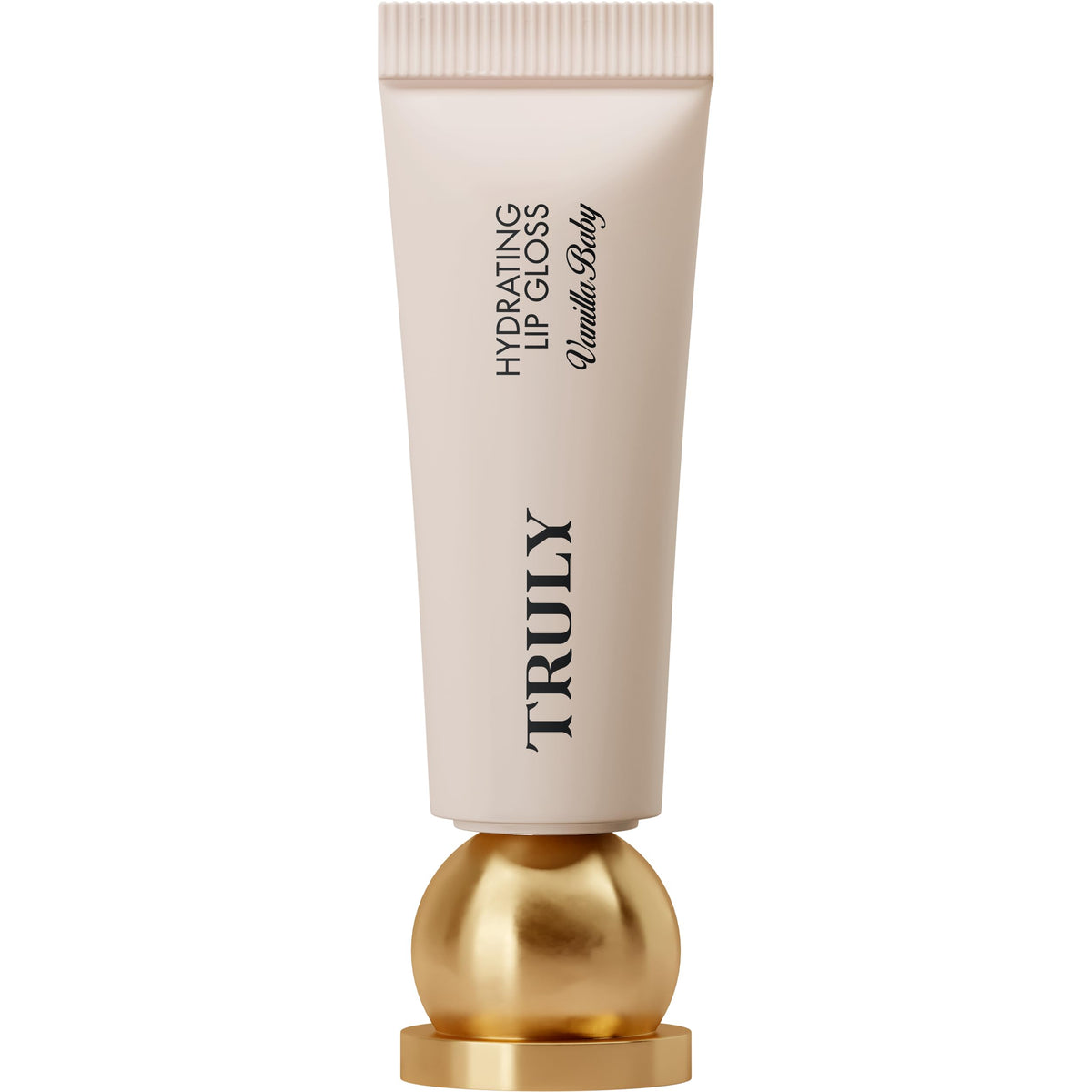 Truly Vanilla Baby front packaging showing product name and glossy finish benefit