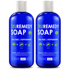 Truremedy Naturals front packaging showing two 12oz bottles and clear branding for convenience