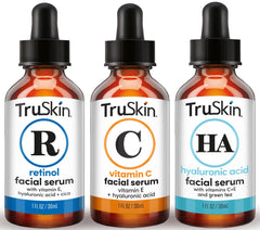 TruSkin packaging back label focused on ingredients list and clean-formula transparency