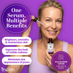 TruSkin serum texture on skin close-up for fast absorption benefit