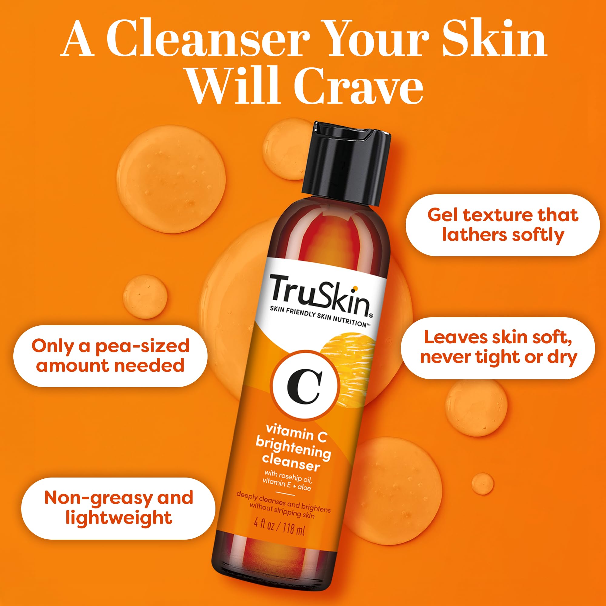 TruSkin ingredients flatlay with rosehip and aloe illustrating natural support