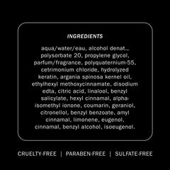 TRUSS ingredient label close-up highlighting amino-rich formula for restored hydration