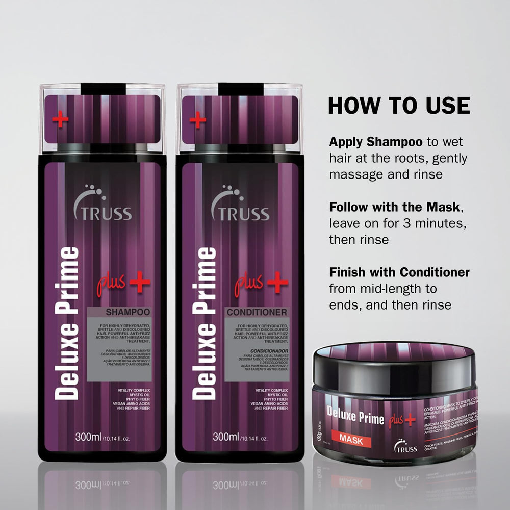TRUSS dollop of shampoo on a palm showing creamy nourishing texture