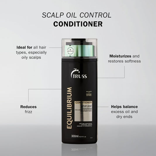 TRUSS Equilibrium back label close-up listing ingredients and usage benefits