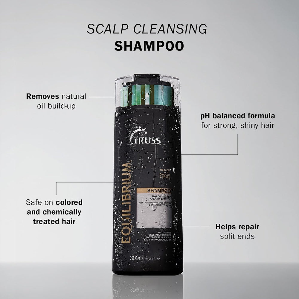 TRUSS back label with ingredients and usage, highlights color-safe formulation