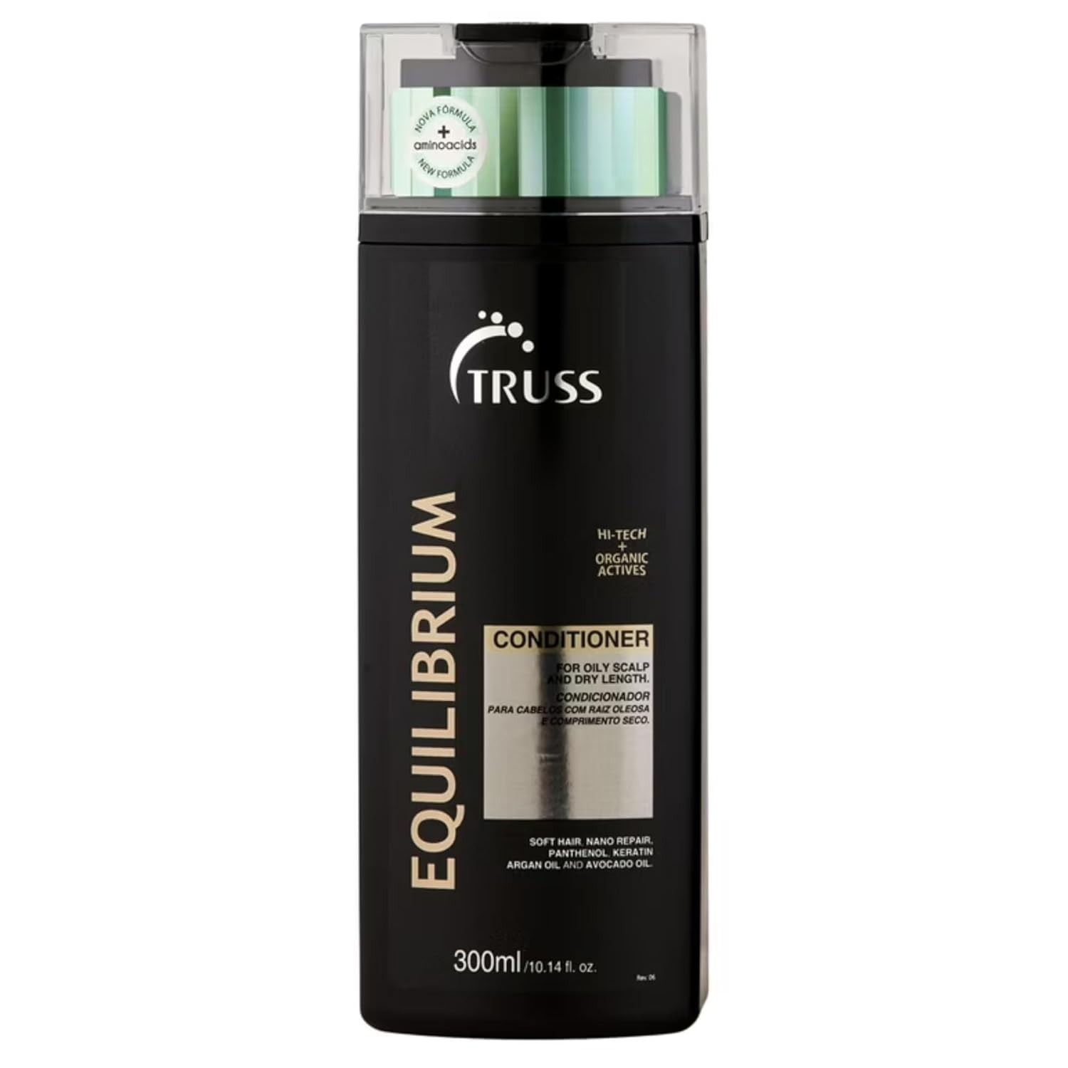 TRUSS Equilibrium front packaging showing bottle and branding for balanced hydration