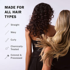TRUSS Miracle Conditioner being applied in shower offering smooth detangling benefit