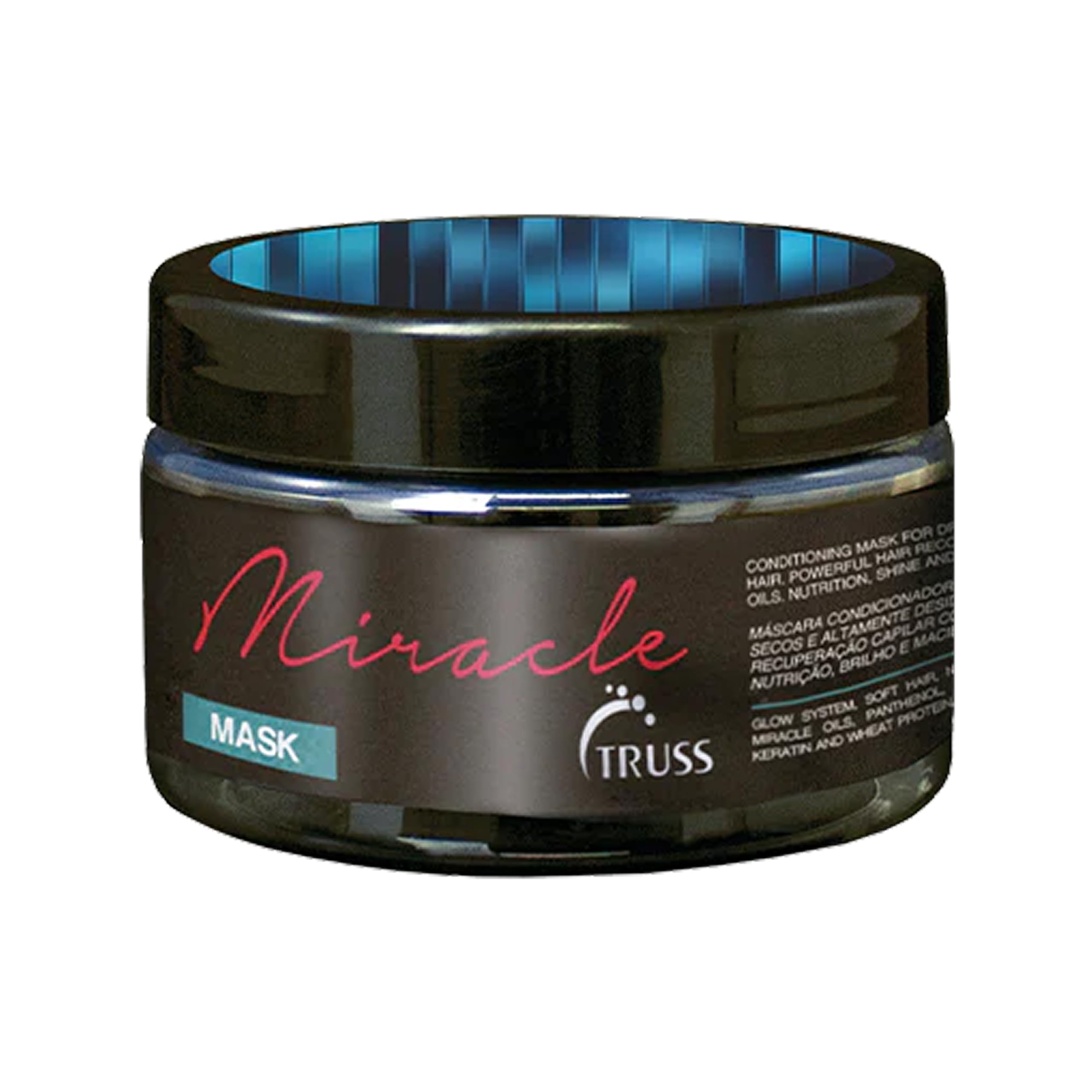 TRUSS jar front view showing product branding and sleek packaging benefit clarity