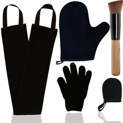 TSAIYI front packaging of 5-piece kit showing complete tanning set for convenience