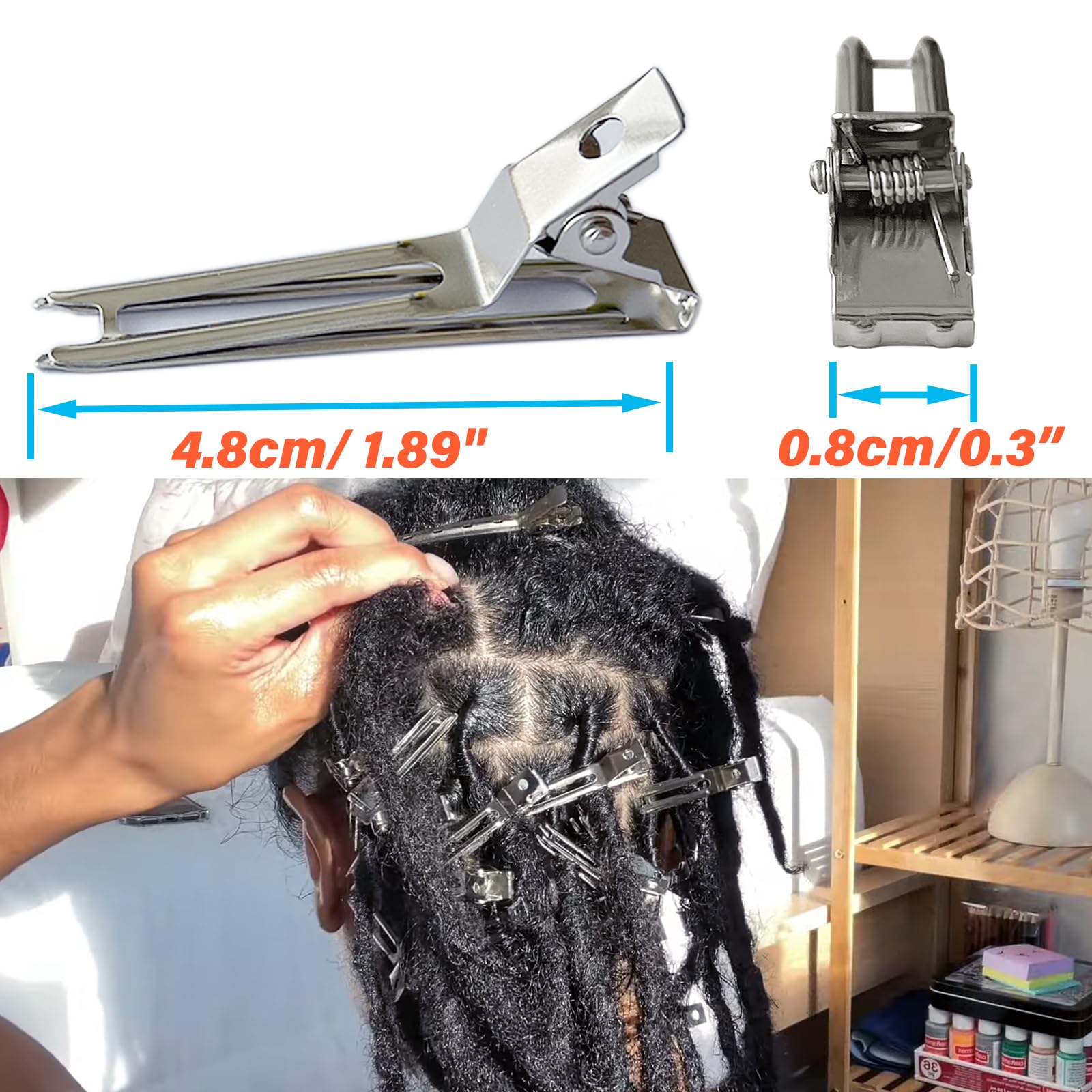 TSEROFAY clip holding a magnetic roller in place, reliable curl shaping benefit