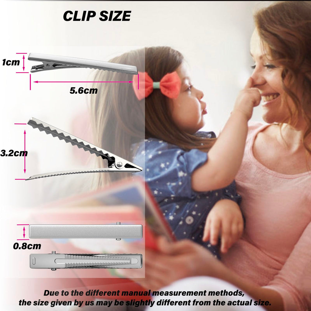 TseroFay clips holding hair sections during styling to illustrate secure, non-slip hold