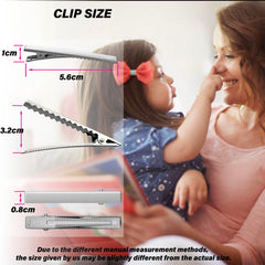 TseroFay clips holding hair sections during styling to illustrate secure, non-slip hold