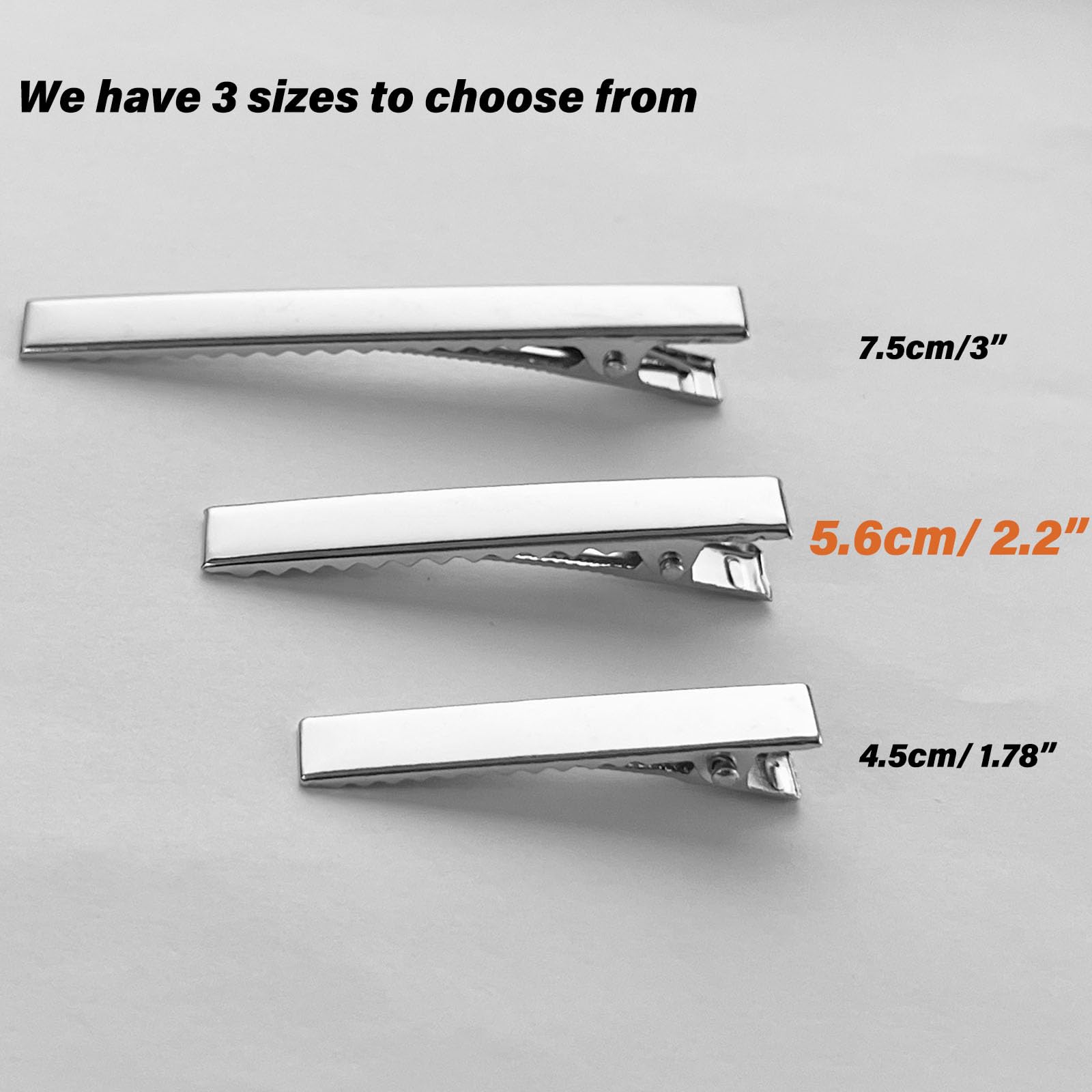 TseroFay flat-top clip detail ideal for gluing bows and decorations for neat results