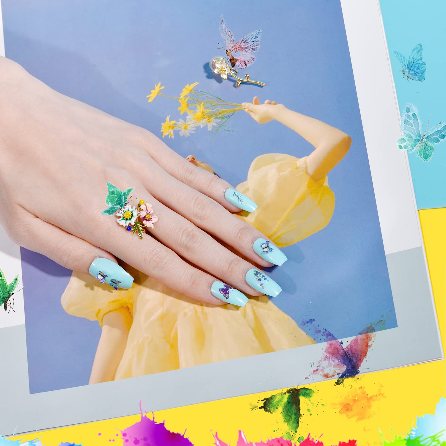 TsMADDTs colorful swatch display highlighting 24 vibrant polish-inspired shades