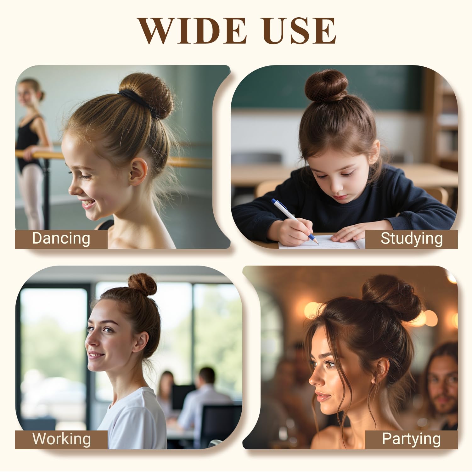 TsMADDTs elastic bands and clear rubber bands for discreet secure styling