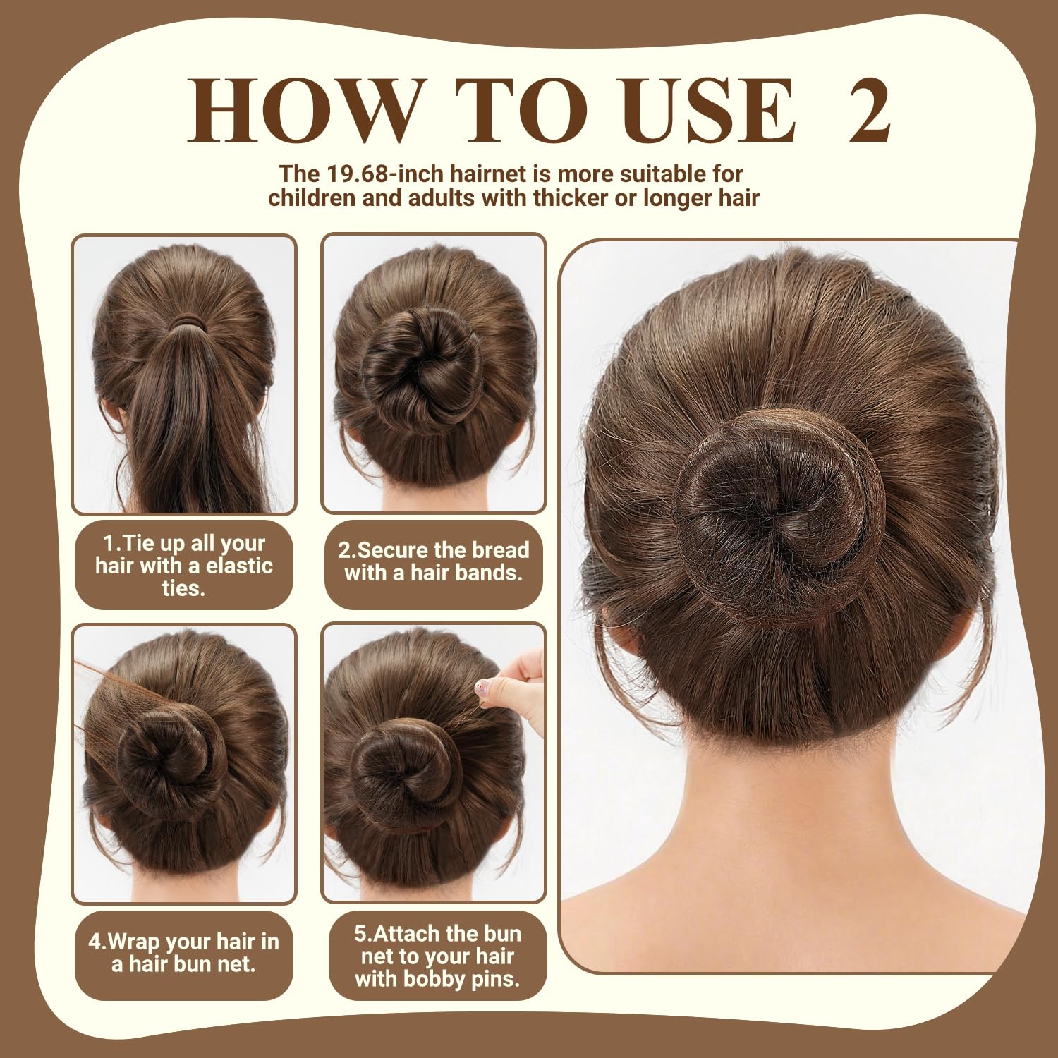TsMADDTs in use on ballet bun showing neat stage‑ready hairstyle