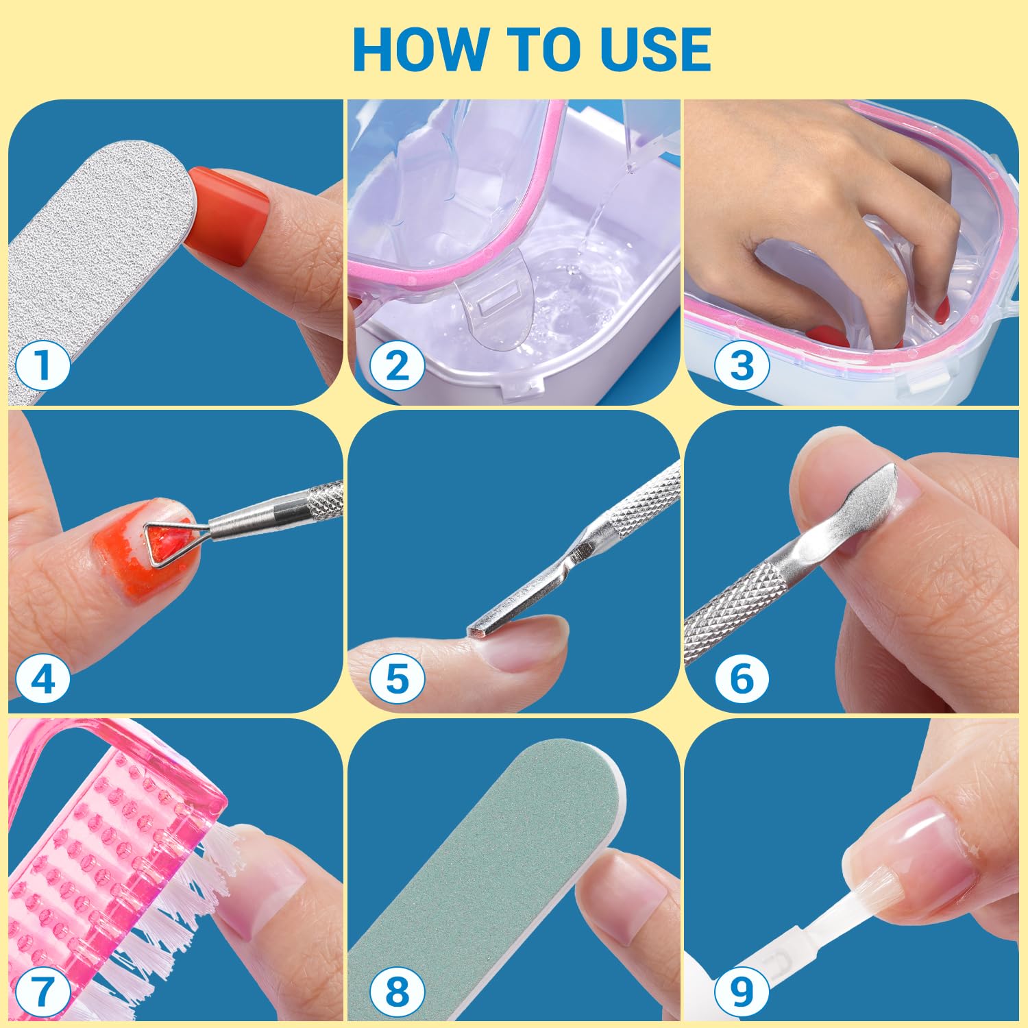 TsMADDTs set used at home showing easy at-home manicure and time-saving benefit