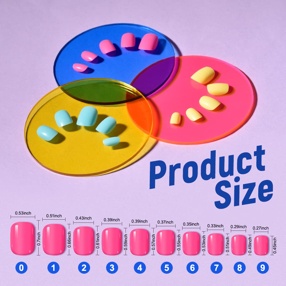 TsMADDTs colorful nail array displaying 24 shades for easy mixing