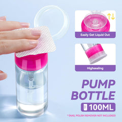 TsMADDTs soak-off clips applied to fingers showing hands-free gel removal convenience