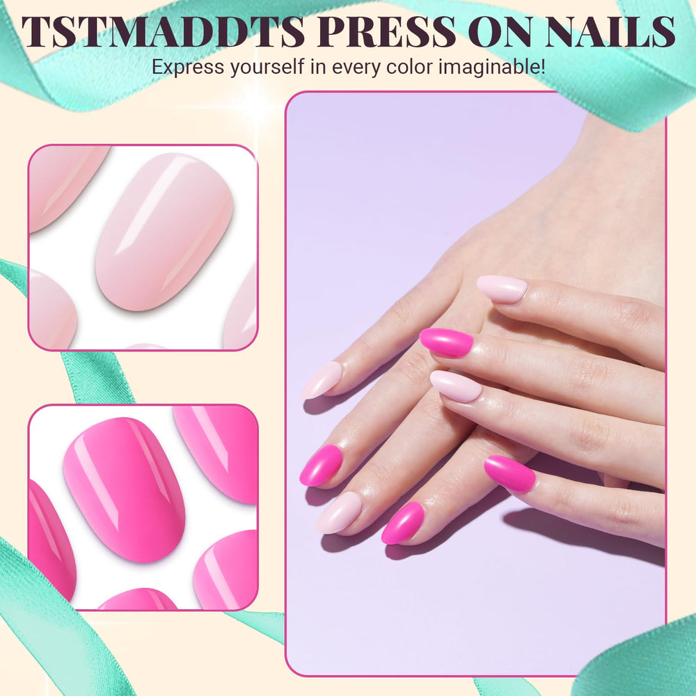 TsMADDTs included tools laid out showing glue, files, cuticle pushers and stickers for complete application