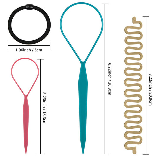 TsMADDTs topsy tail tool close-up highlighting flexible resin and ease