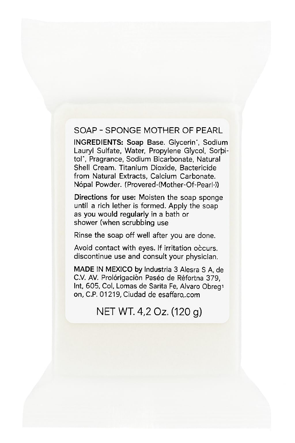 Close-up of T.TAIO Sponge Pearl texture highlighting pearl-infused surface for smoother blending