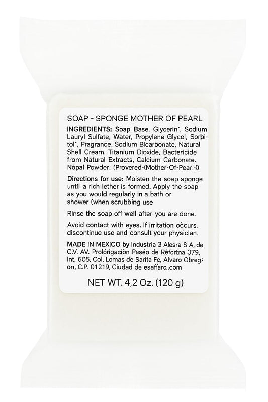 Close-up of T.TAIO Sponge Pearl texture highlighting pearl-infused surface for smoother blending