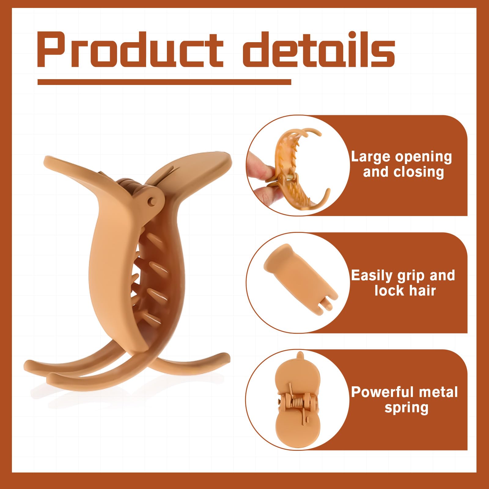 Tucnoeu single clip close-up showing jaw teeth and secure grip benefit