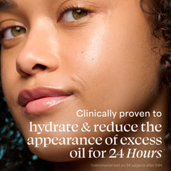 TULA applying cream to cheek for oil control and smooth makeup base