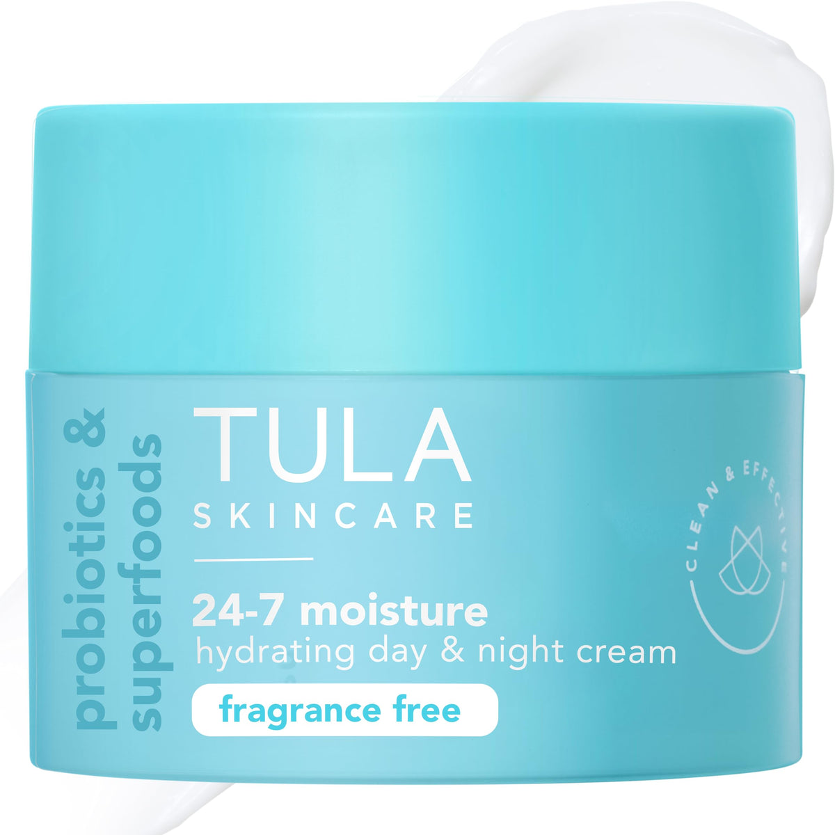 TULA front packaging showing jar and label, clear product identity and convenience