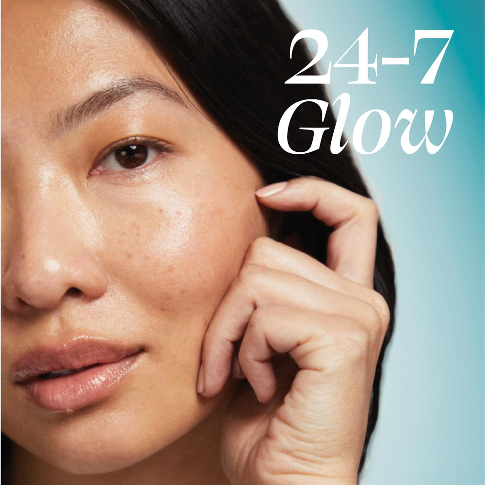 TULA pump dispensing moisturizer showing controlled amount and easy application