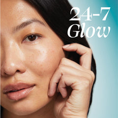 TULA pump dispensing moisturizer showing controlled amount and easy application
