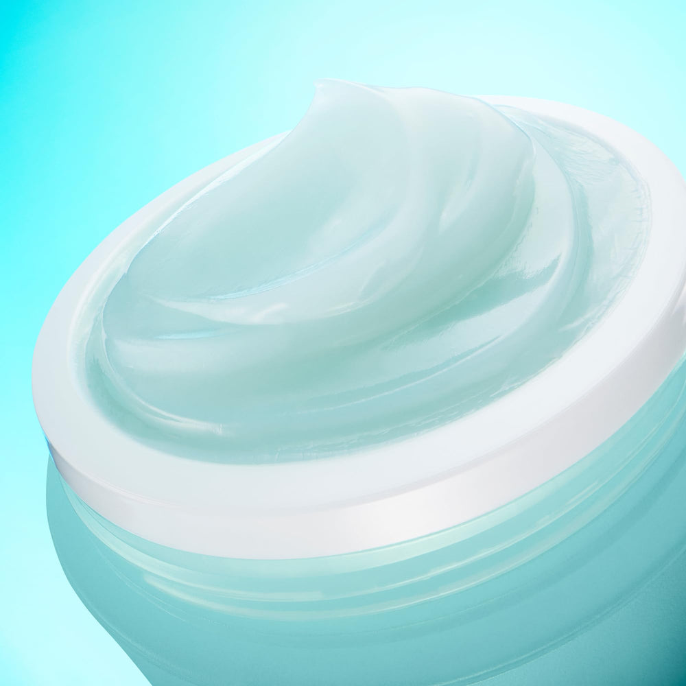 TULA gel-cream on fingertip demonstrating easy spreadability and quick absorption