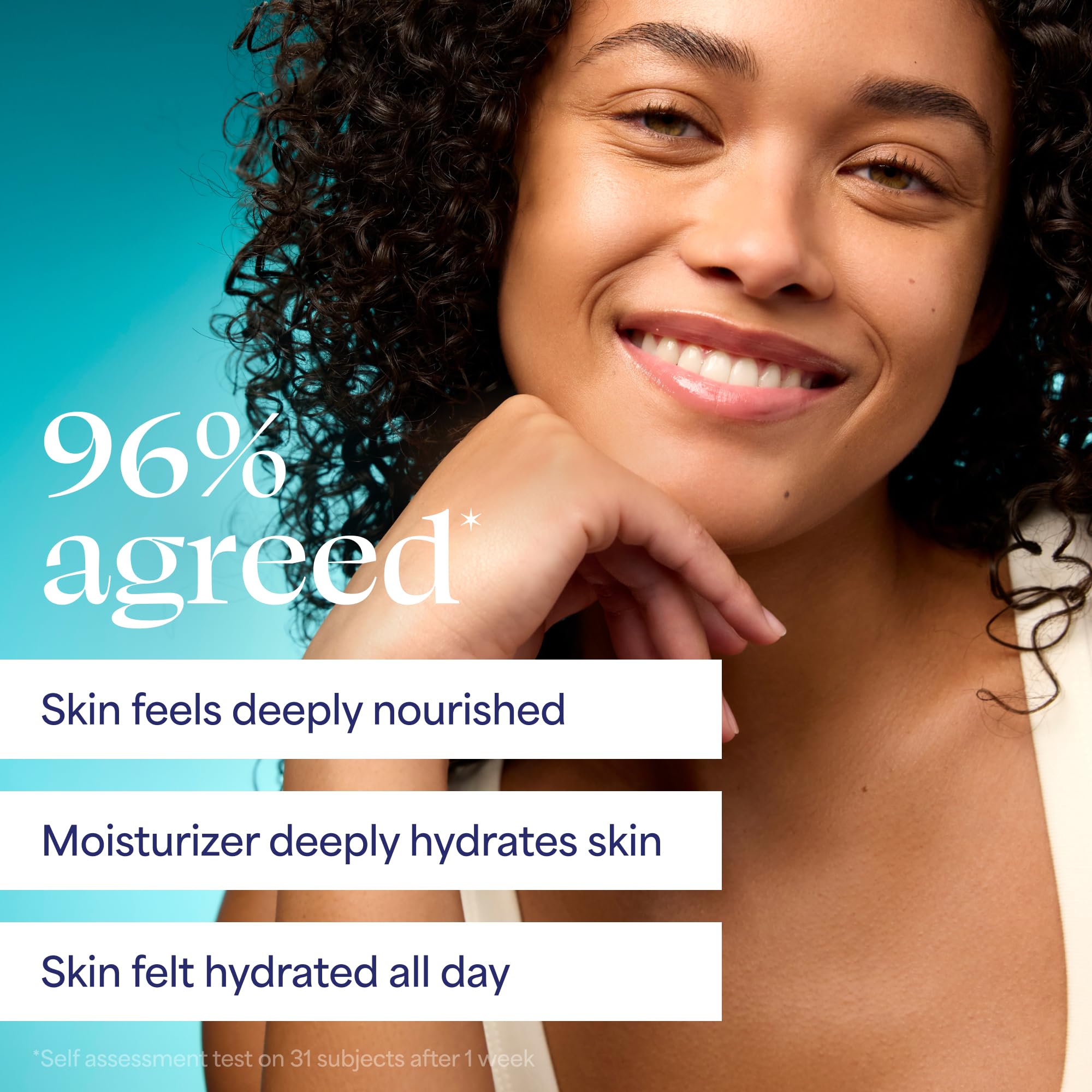 TULA before after hydration scale showing improved skin moisture levels