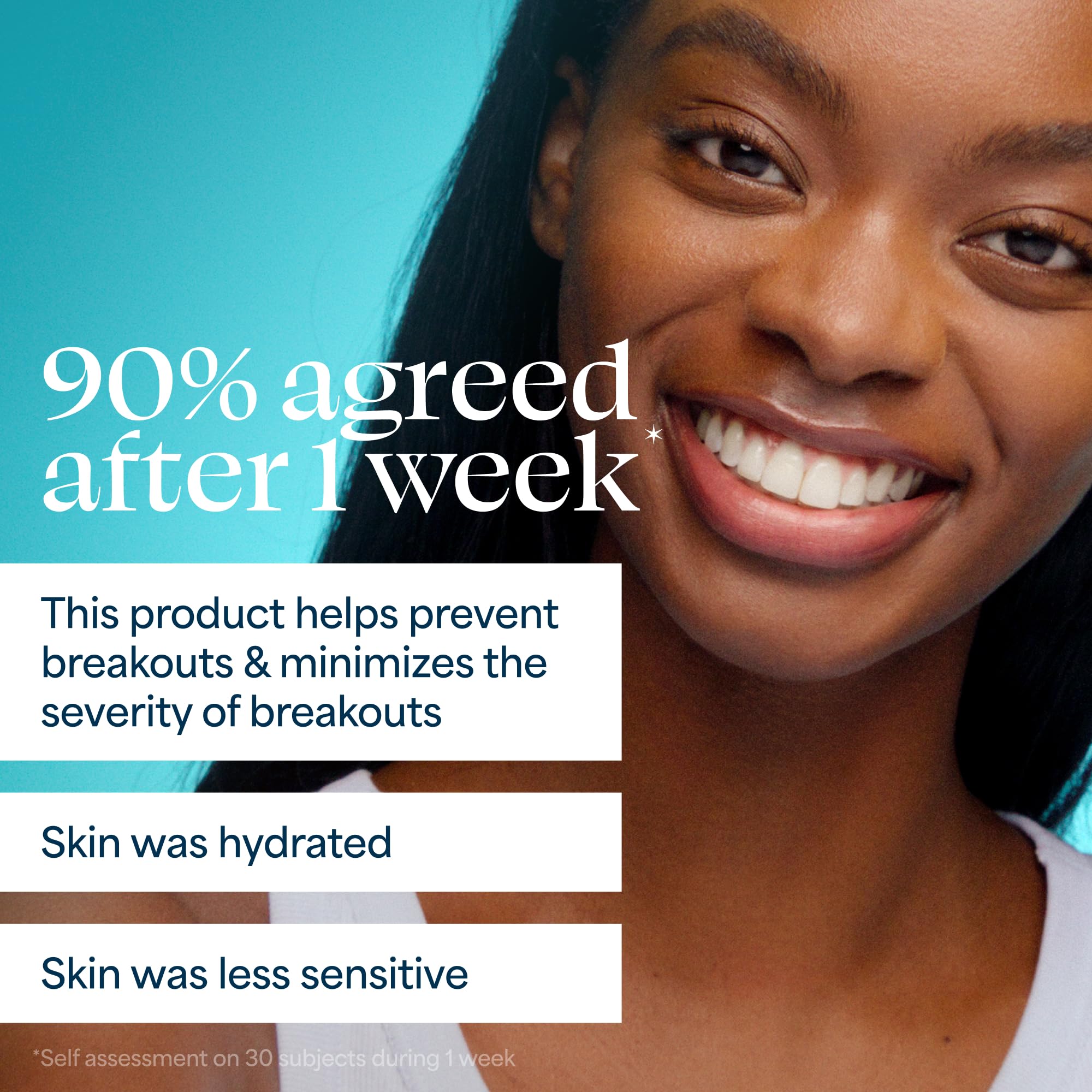 TULA being applied to cheek demonstrating smooth spreadability and spot treatment benefit