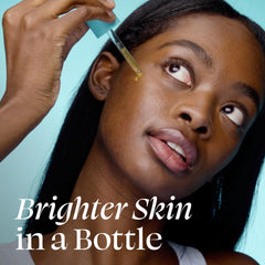 TULA label close-up showing ingredient list and vitamin C types