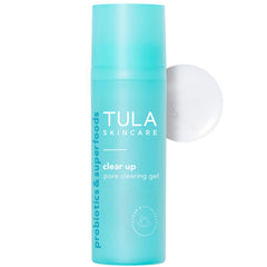 TULA Clear Up front packaging showing bottle and label for quick identification and clarity benefit