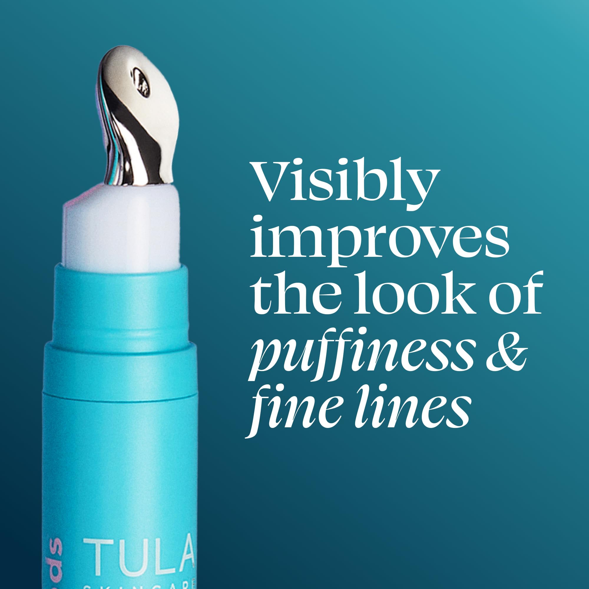 TULA serum texture dollop illustrating lightweight, non-greasy finish