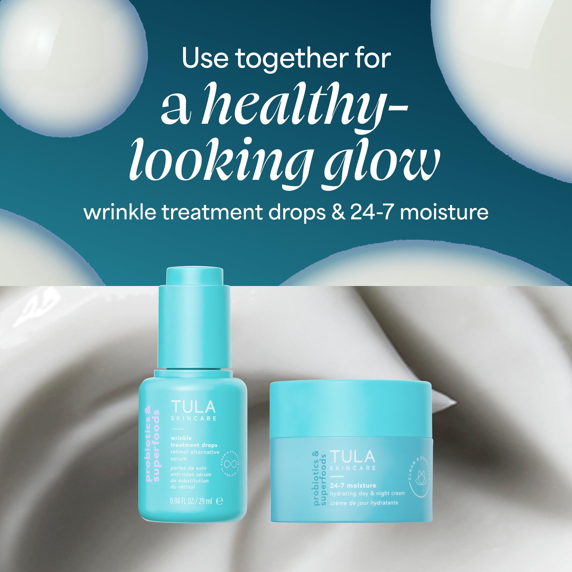 TULA displayed on bathroom vanity illustrating daily routine and aesthetic appeal