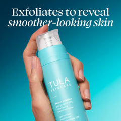 TULA toner on cotton pad ready to apply, enabling even, simple application