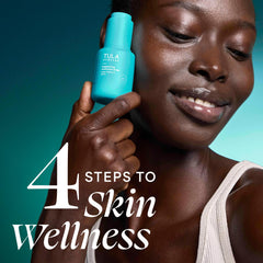 TULA purifying cleanser pump close-up showing clean dispensing and gentle removal
