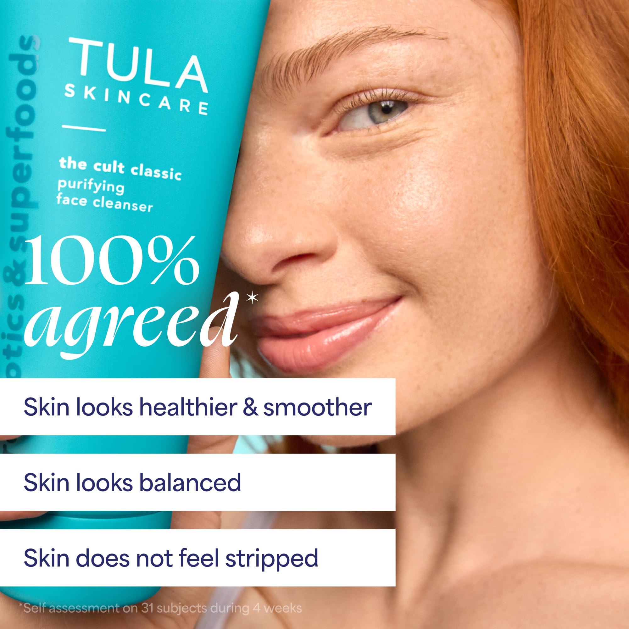 TULA jumbo next to standard bottle highlighting longer use