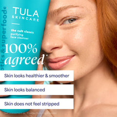 TULA jumbo next to standard bottle highlighting longer use