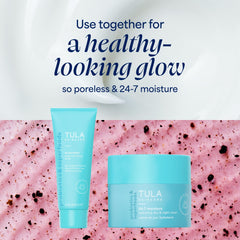 TULA product next to ruler for size comparison and travel-friendly benefit