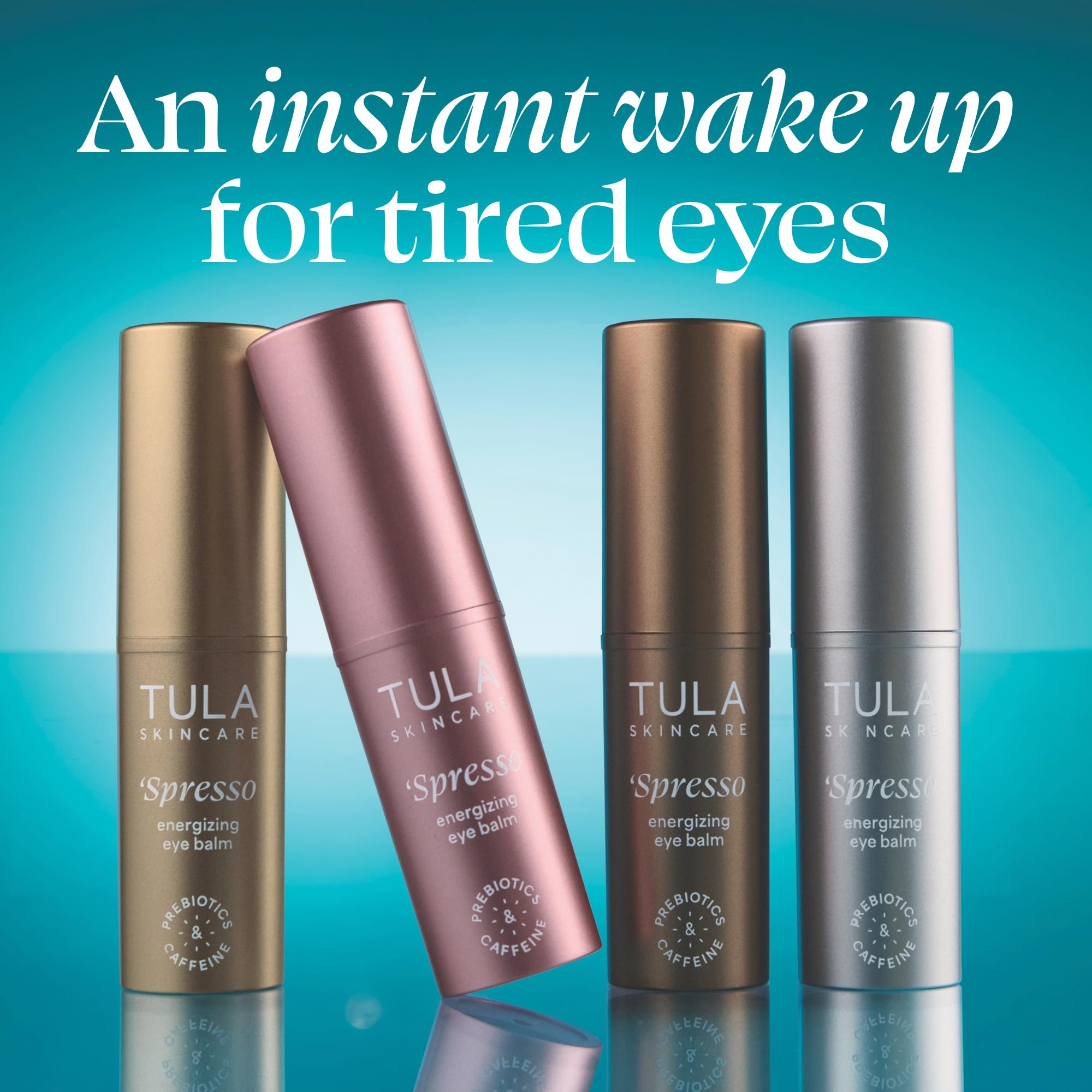 Close-up of TULA Spresso Iced balmy texture highlighting hydrating, pearlescent finish