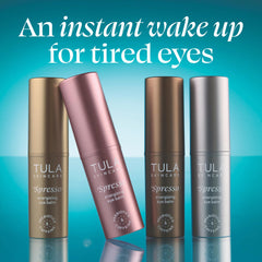 Close-up of TULA Spresso Iced balmy texture highlighting hydrating, pearlescent finish